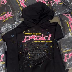 Black Sp5der Punk Hoodie