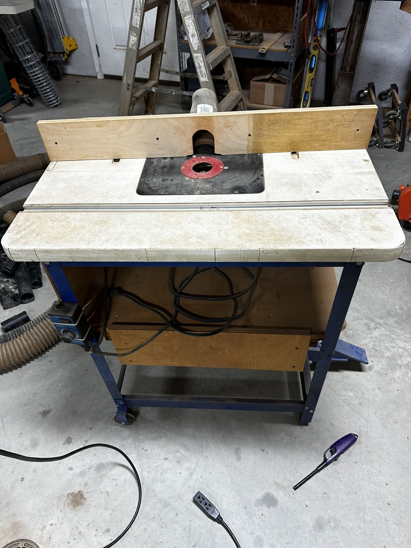 Router Table With Porter Cable Router & Variable Speed Controller