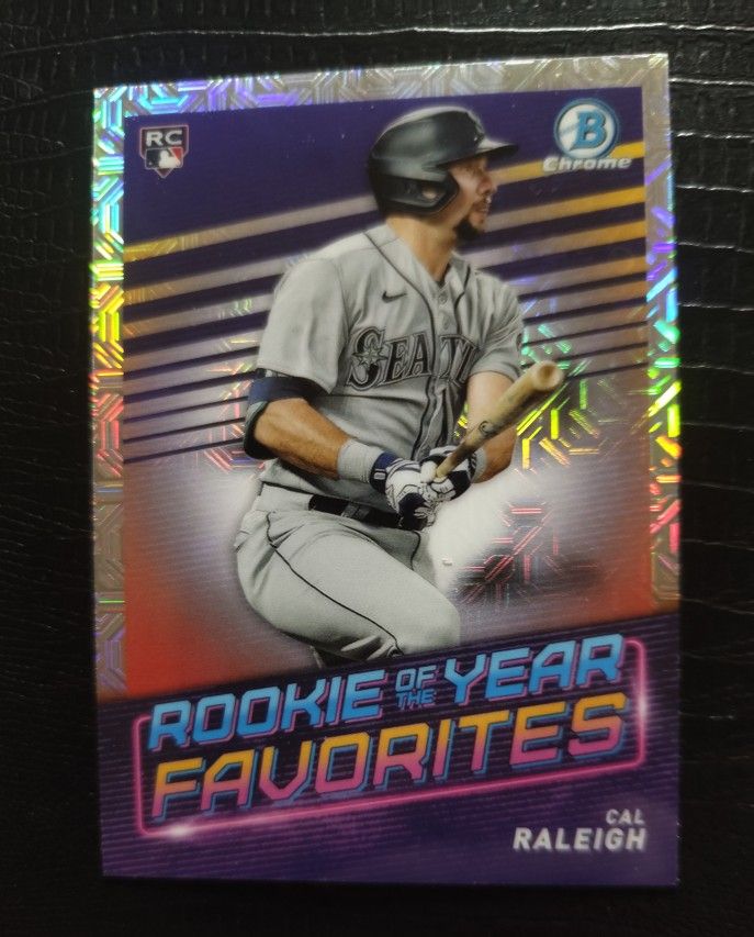2022 Bowman Cal Raleigh "Rookie Of The Year Favorites" RC Card