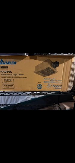 Delta RAD80L Bathroom Ventilation Fan / Light / Heater