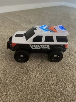 Light Up And Moving Police Car