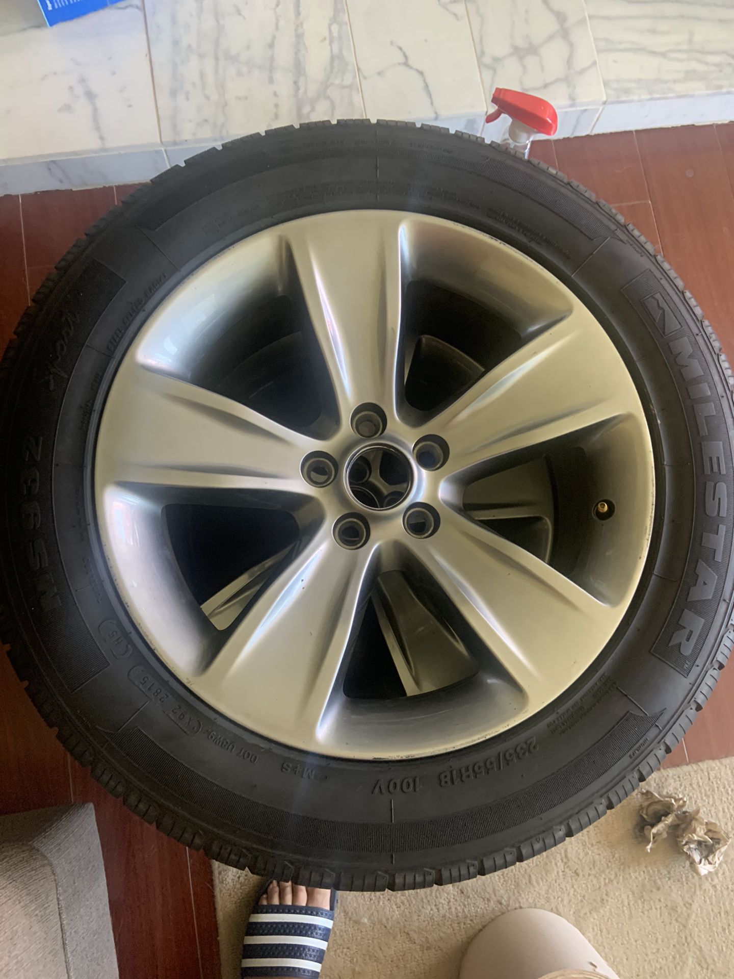 Dodge Challenger rims and tires
