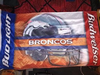 Vintage 2000 Broncos Bud light/Budweiser Banner
