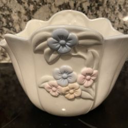 Vintage FTD Especially For You White Porcelain Planter/Vase