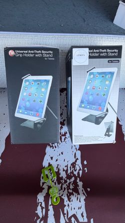 Grip holder with stand for iPad
