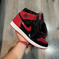 Jordan 1 High Patent Bred 