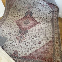 Persian lulu and Georgia area rug
