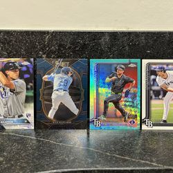 Tampa Bay Rays Baseball Cards Bundle