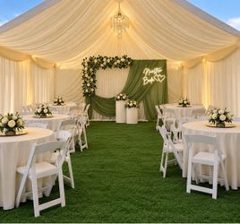 Wedding decorations-balloons garland - cylinders - tent decorations