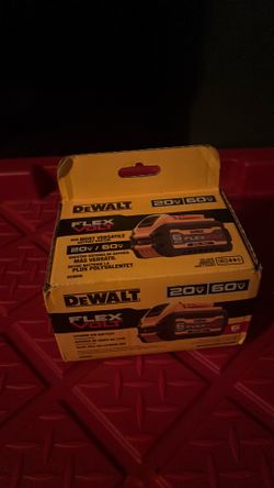 DEWALT FLEXVOLT 20V/60V 6Ah Li-Ion Battery Pack Yellow/Black DCB606