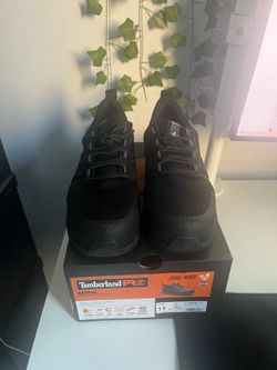 Timberland Pro Radius  Black Composite Toe Work Shoes