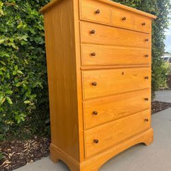 5 Drawer Pine Dresser/Chest of Drawers/Tallboy