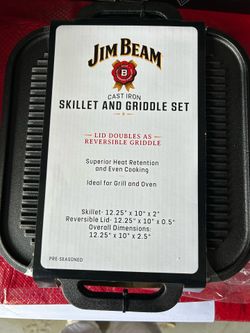 Cast Iron Skillet and Griddle Set