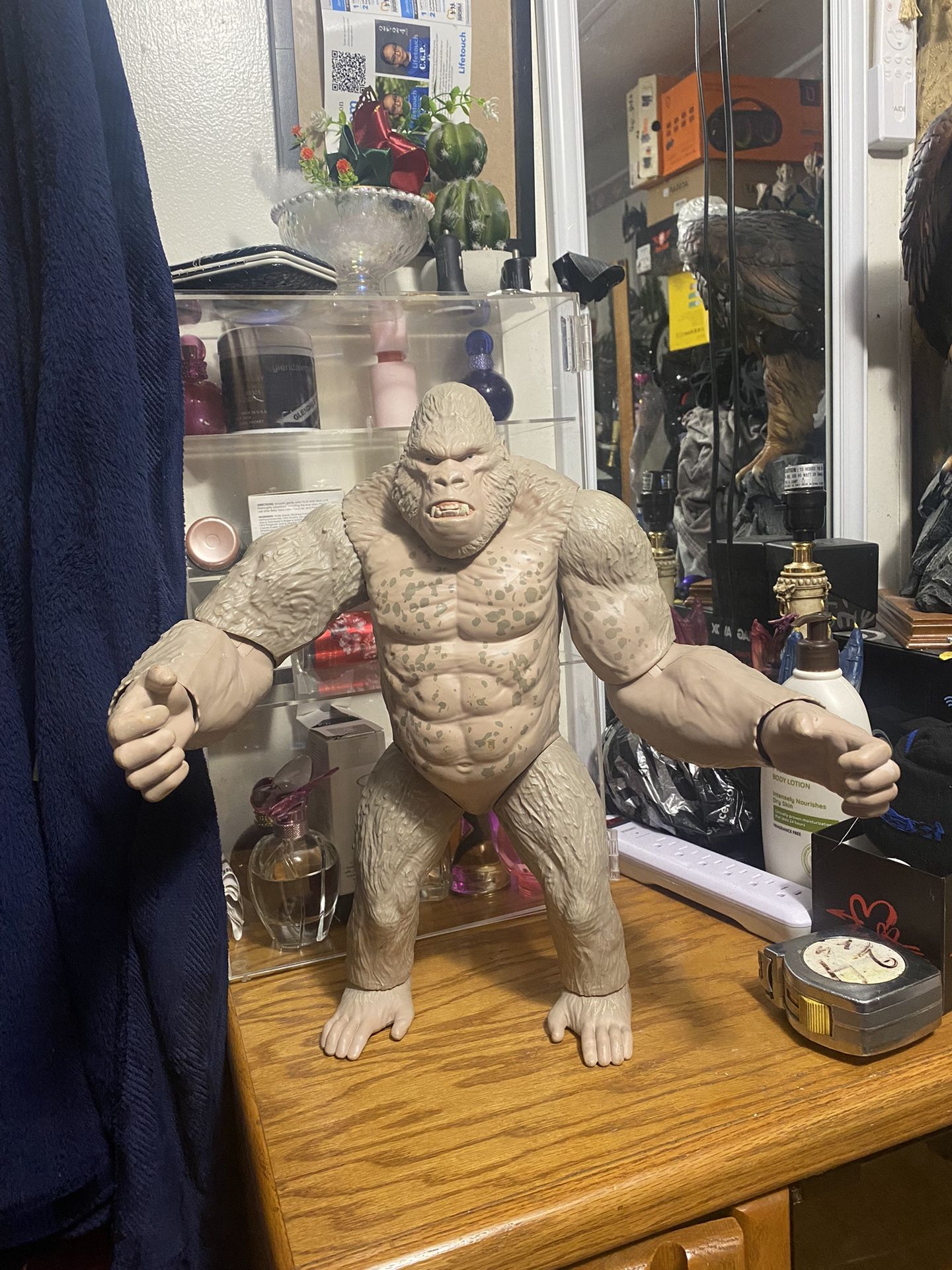 I am selling George, he is large, he is 16 long, he is in good collectible condition, I am asking for 45 firm price.