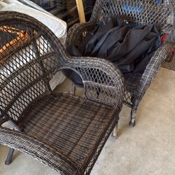 Pair Of Wicker Chairs