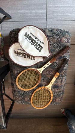 2 VINTAGE WILSON JACK KRAMER PRO STAFF RACKET