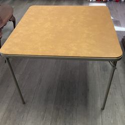 Square Folding Card Table