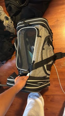 Dog carrier with bowl