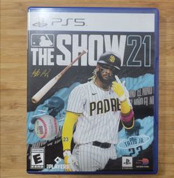 PS5 Sony Playstation MLB The Show 21 Baseball Game Physical Disc Excellent Condition