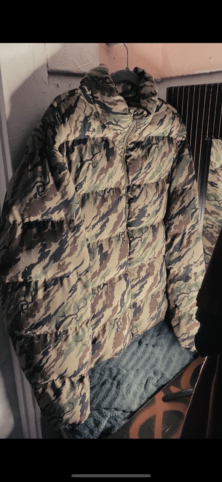 Maison Article Camo Puffer Jacket