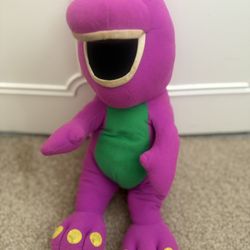 Talking Barney Plushie