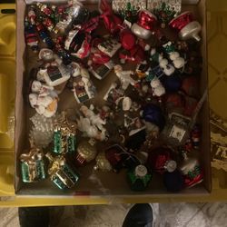 Assorted X-mass Ornaments See description