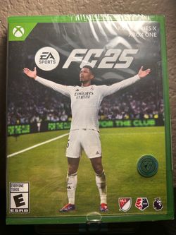 I’m asking$25 brand new Fc25 on the xbox series x or Xbox one Xbox series x