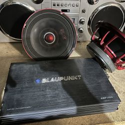 subwoofer and amplifier 