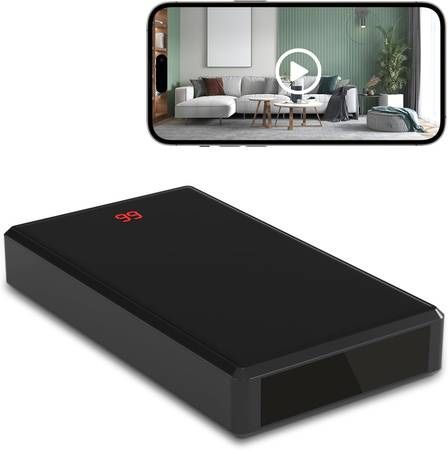 new Hidden Camera Portable Charger, Full HD 1080P WiFi Spy Camera, Discreet Wireless Nanny Cam, Mini Secret Security Surveillance for Indoor Outdoor U