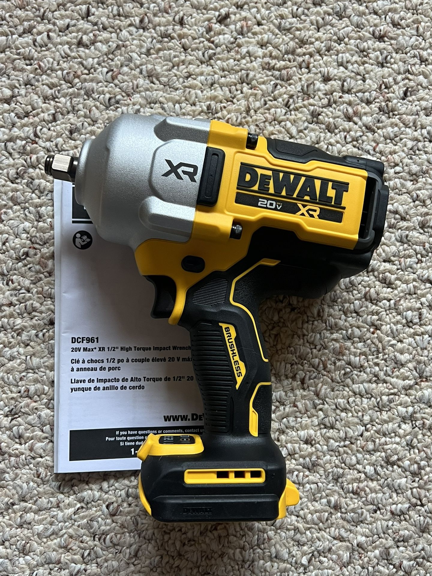 Dewalt 20V #DCF961 XR 3-speed 1700 https://offerup.com/redirect/?o=ZnQubGI= 1/2” High Torque Impact Wrench (Tool Only)