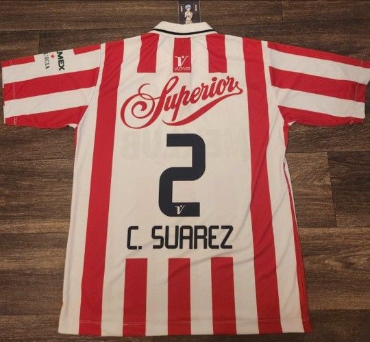 Vicmar Chivas De Guadalajara Home Re-Issue 96/97 Suarez Jersey for