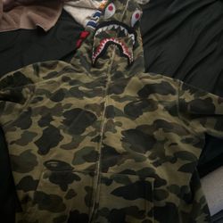 Larger Green Bape Hoodie 