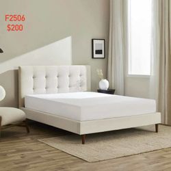 Silk&snow Full size Upholstered Bed Frame