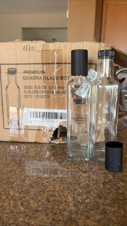 Premium glass bottles  food grade