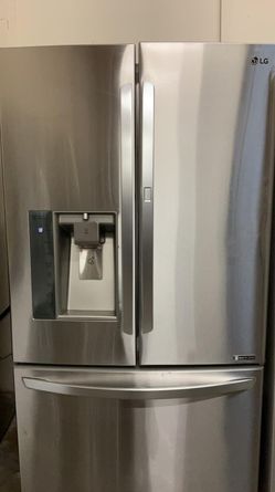 LG 3 Door Stainless Steel Fridge
