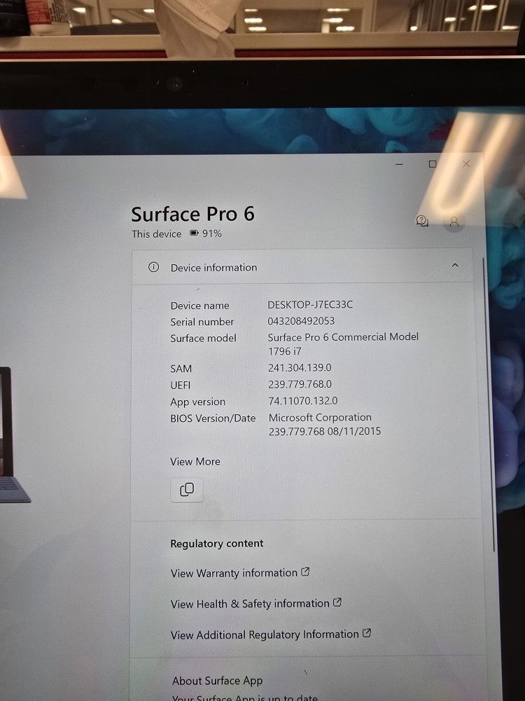 Microsoft Surface Pro Tablet
