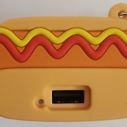 Wall Charger Hot Dog Figural Keychain