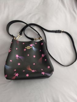 Coach Bag Small Town Disney Star Print
