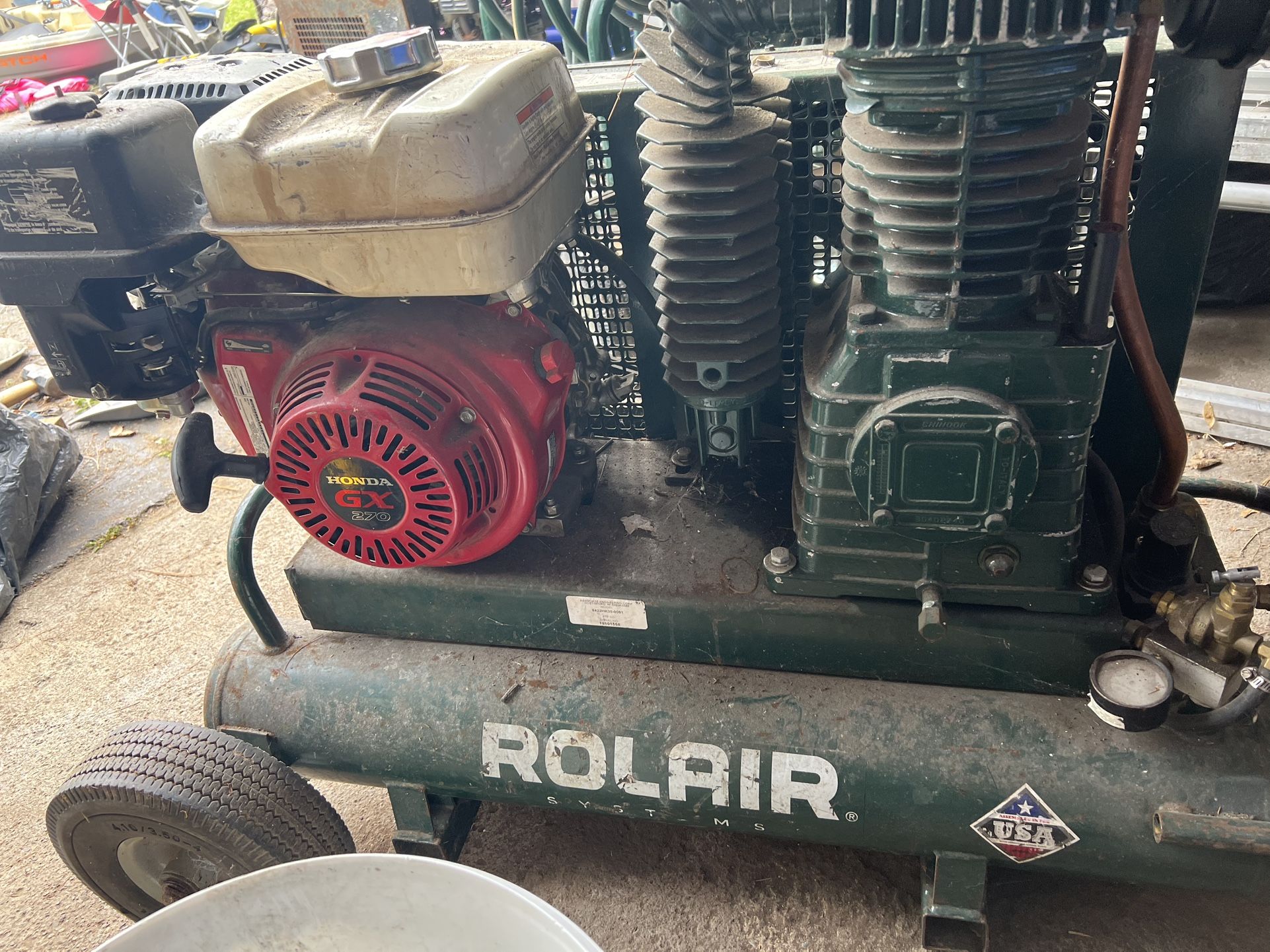 Rolair Compressor Honda Gx270 