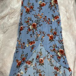 Maxi Skirt Split Hem Size L