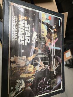 Star Wars Mini-Action Figure Collector's Case w figures