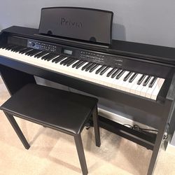 Casio Privia Digital Piano & Bench - Like New!