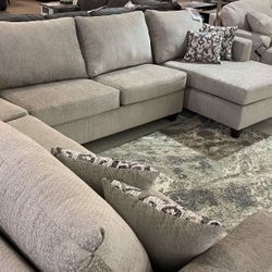 Pitt Light Color U Shaped Huge Sectional Sofa With Chaise /P