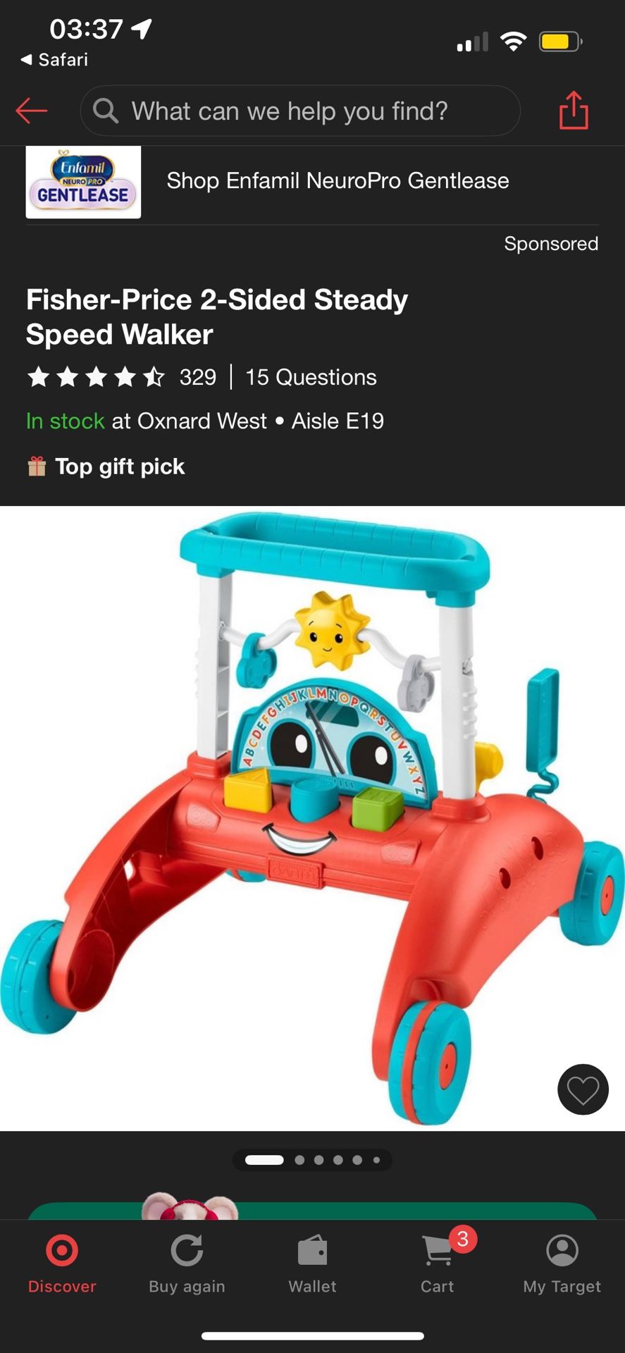 Baby Walker + Activities Center 
