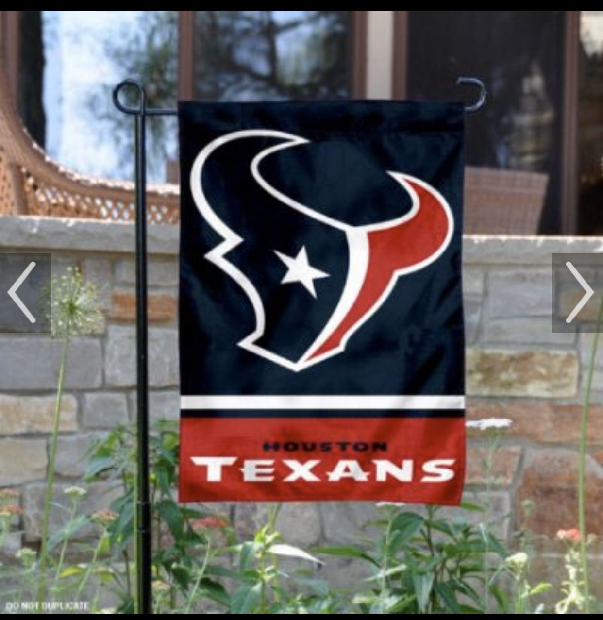 Houston Texans garden flag