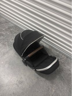 Mockingbird  Black Stroller Brown Seat Only