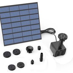 Unpowered 1.5w Solar Fountains,Solar Fountain Pump Kit with Separate Solar Panel