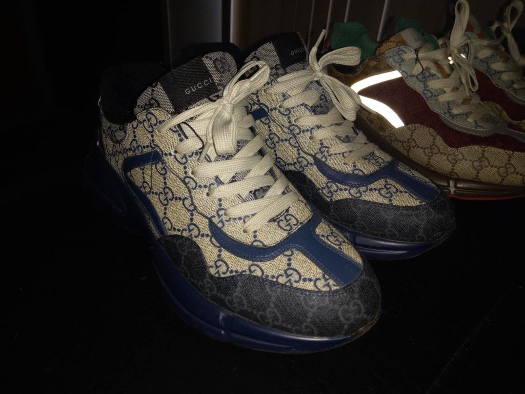 Blue G U C C I Shoes Size 10 Used Like New