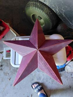 Wood star Decor