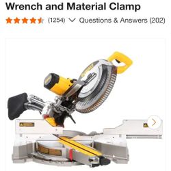 DEWAULT 20V CORDLESS DUAL BEVEL FIXED MITER SAW